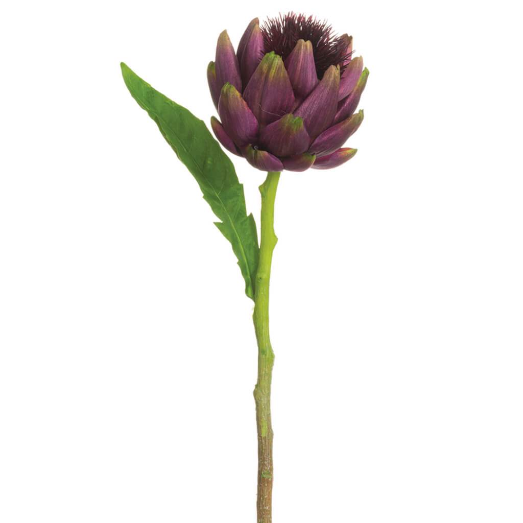 Artichoke Spray 24in Eggplant
