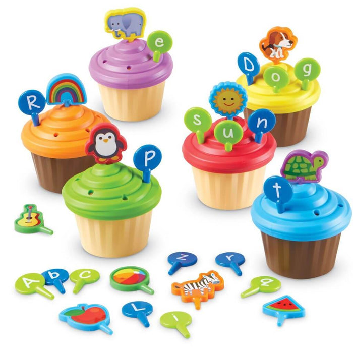 Abc Party Cupcake Toppers