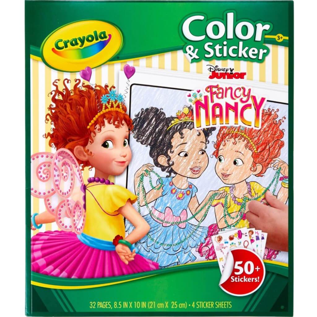 Crayola Fancy Nancy Coloring Pages Sticker Sheets1