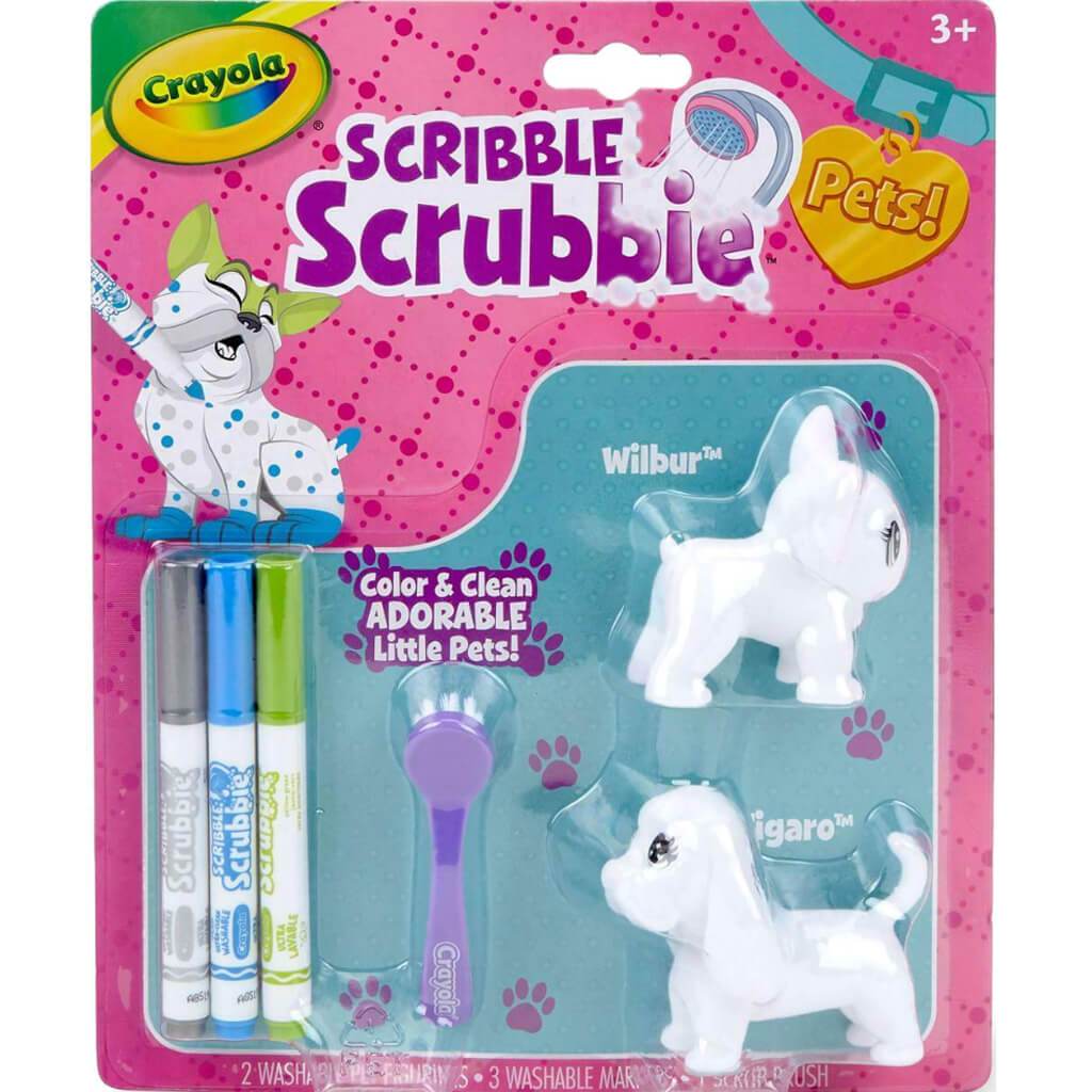 Crayola Scribble Scrubbie Pets Dog Pack Animal Toy Set