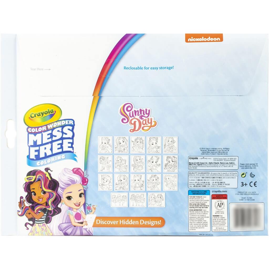 Crayola Color Wonder Coloring Pad &amp; Markers Sunny Day