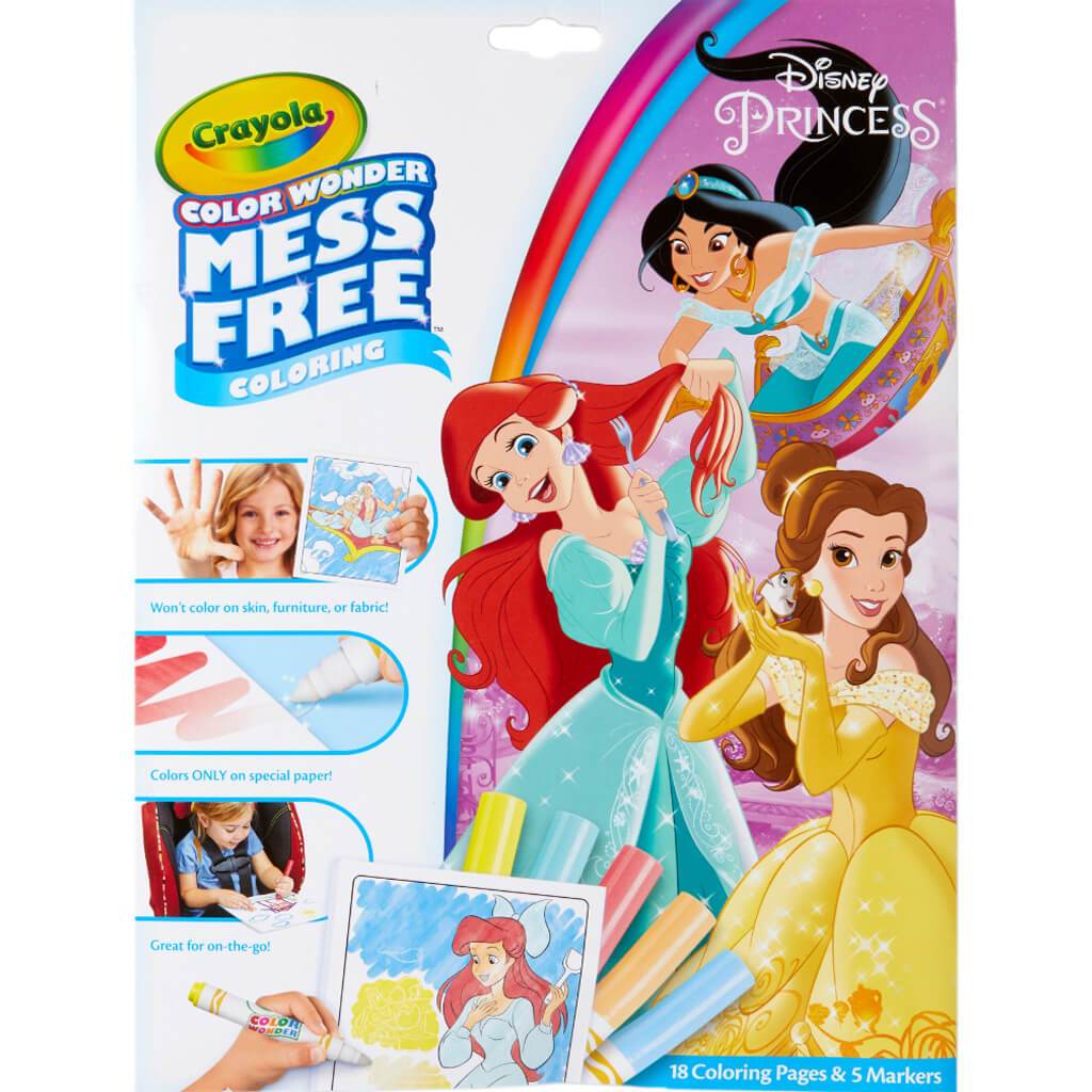 Crayola Color Wonder Coloring Pad &amp; Markers Princess