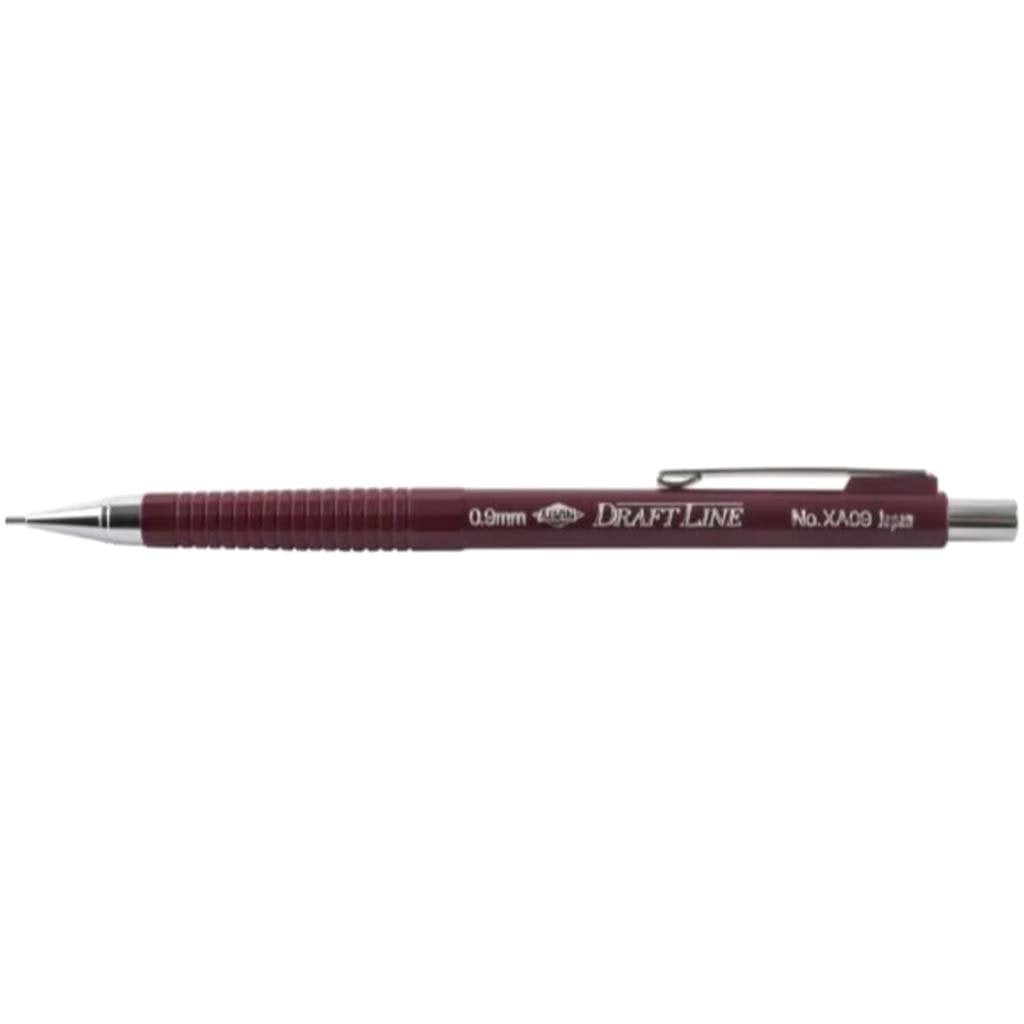 Draft-Line Mechanical Pencil Burgundy 0.9mm