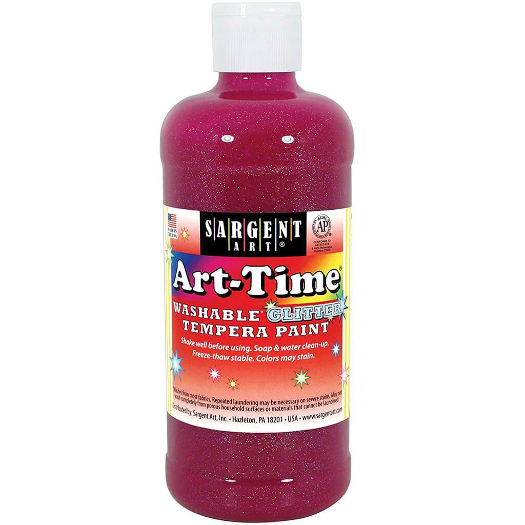 Art-Time Washable Glitter Tempera Paint