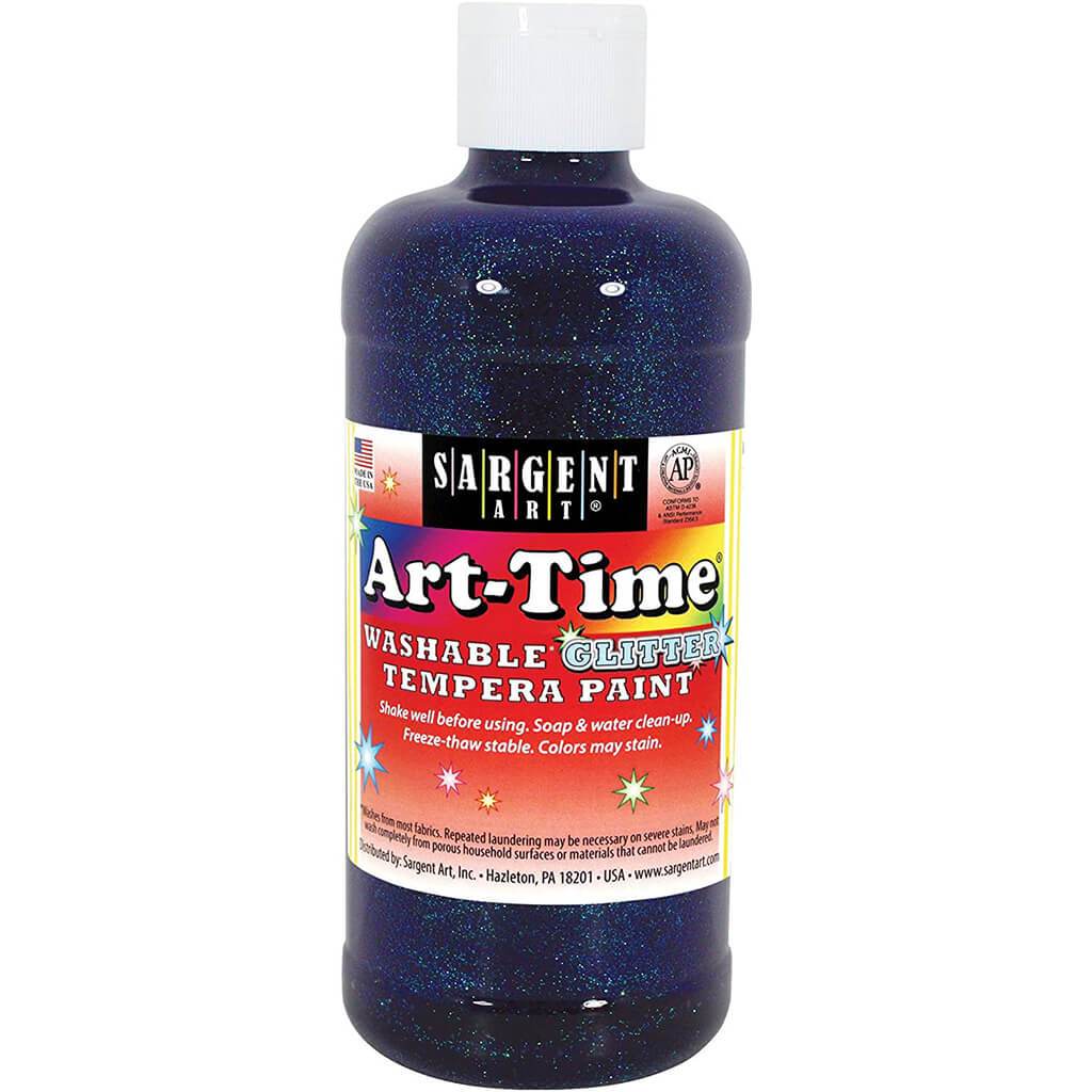 Art-Time Washable Glitter Tempera Paint
