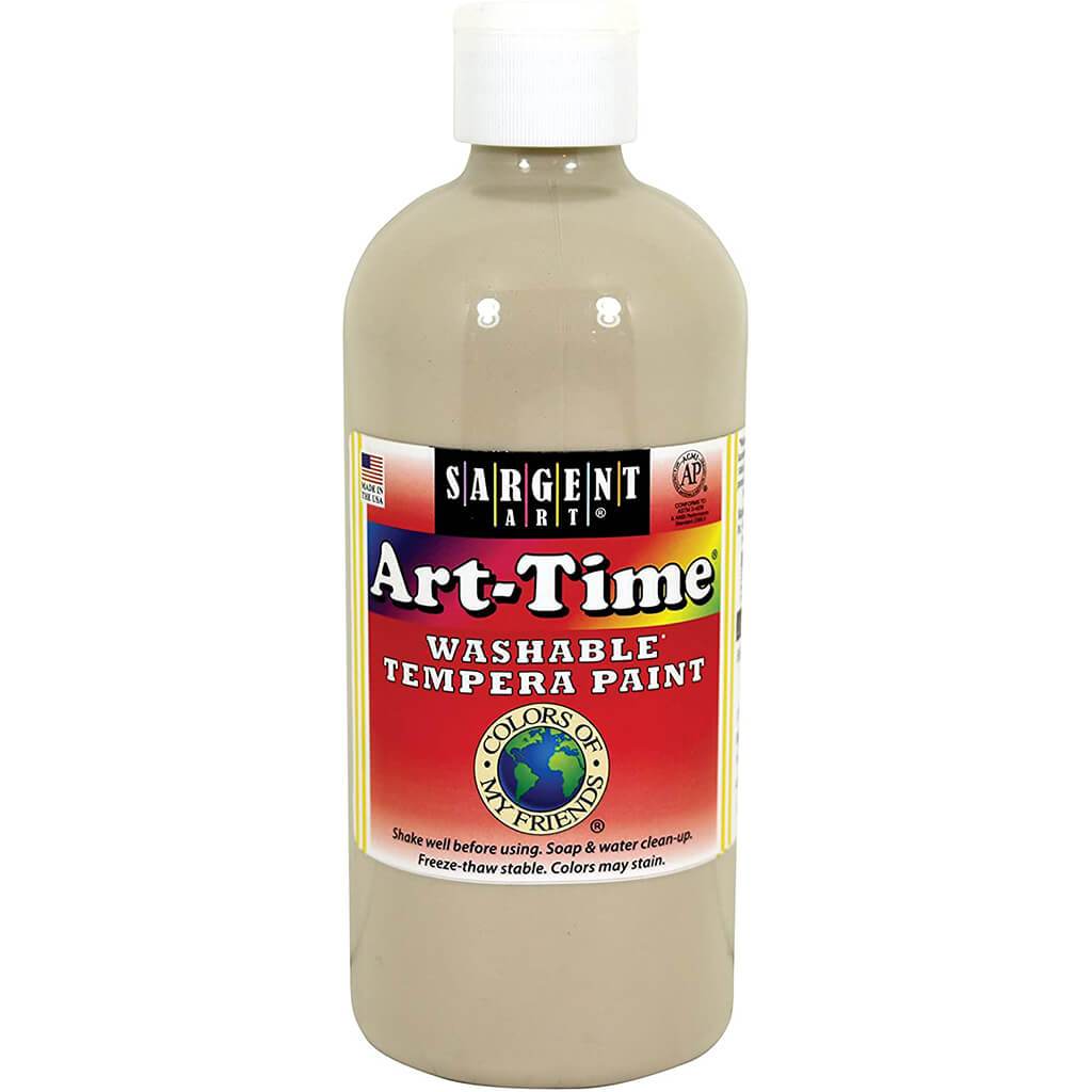Art-Time Washable Multicultural Tempera Paint 16oz