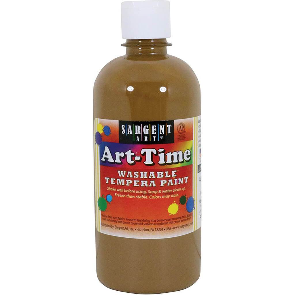 Art-Time Washable Multicultural Tempera Paint 16oz