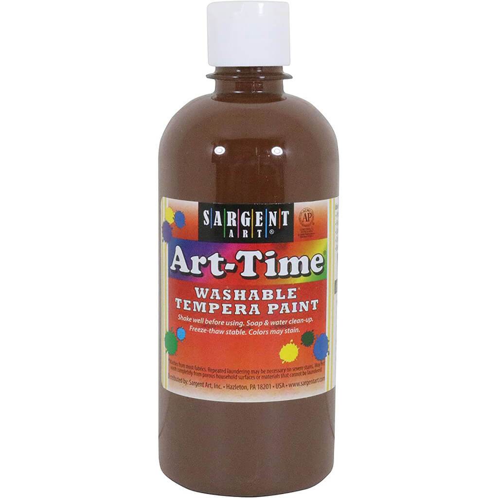 Art-Time Washable Multicultural Tempera Paint 16oz