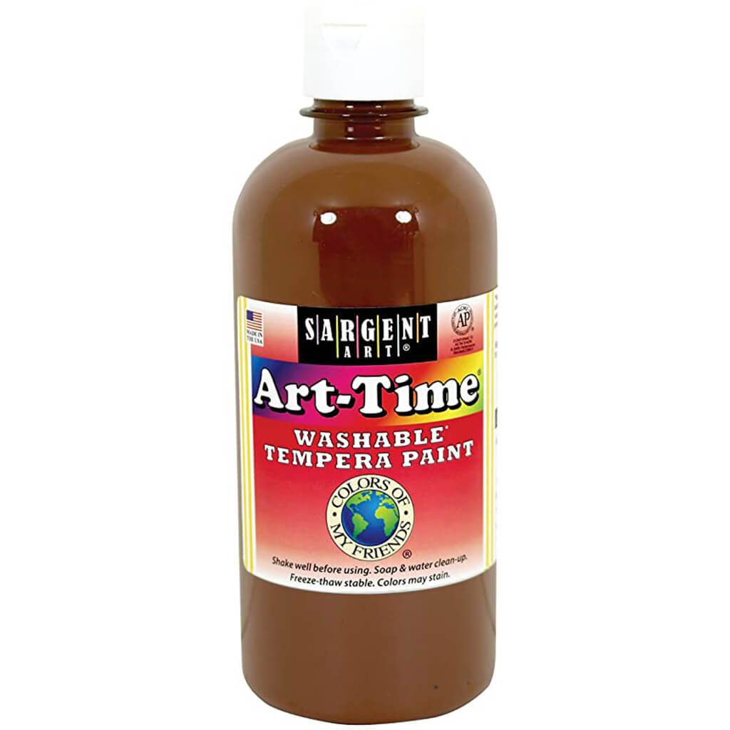 Art-Time Washable Multicultural Tempera Paint 16oz