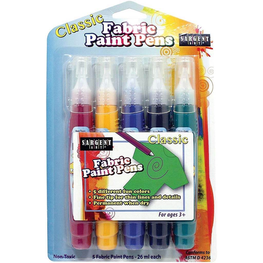 Classic Fabric Paint Pen Pack 5ct