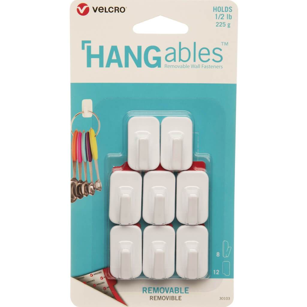 Velcro Brand Removable Micro Hook Pack of 8