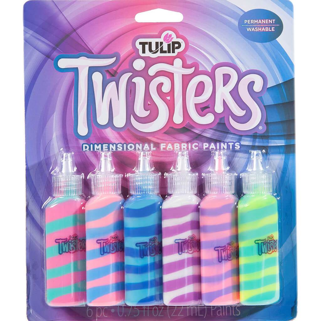 Tulip Twisters Dimensional Fabric Paint Unicorn 6pcs