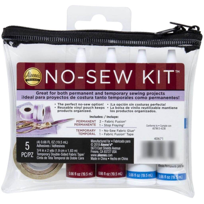 Aleene's No Sew Glue Kit .66oz 5pcs