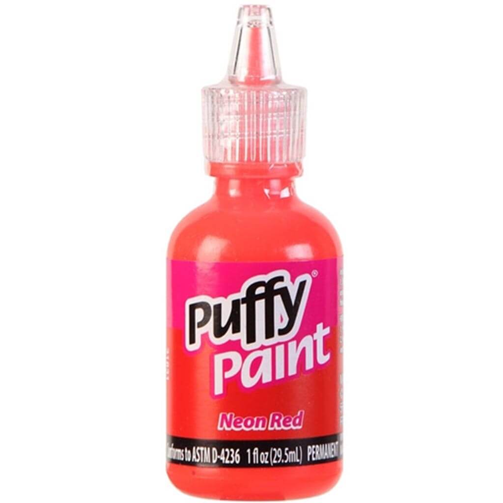 Puffy 3D Paint 1oz Neon Orange