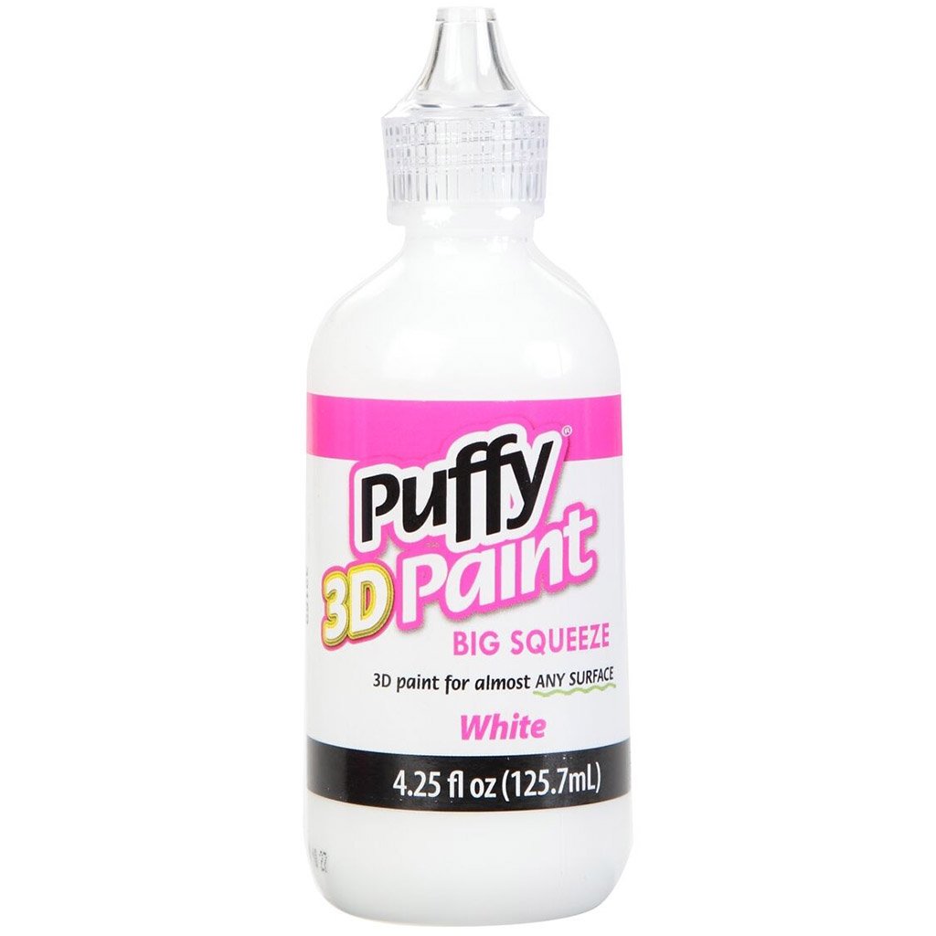 Puffy White Big Squeeze 3D Paint 4.25oz