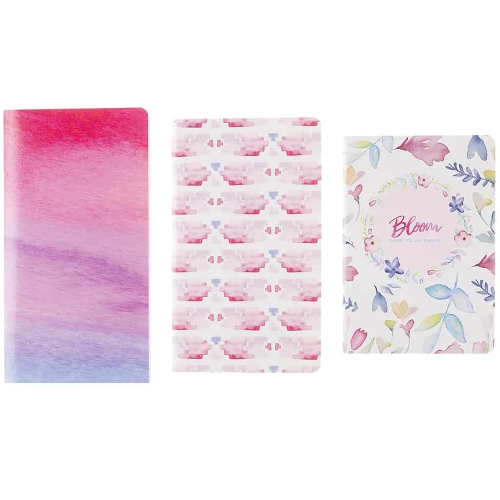 Softcover Notebook: Bloom, 3 Pieces