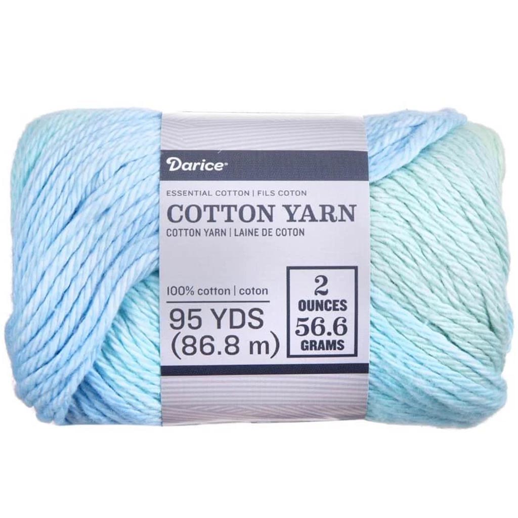 Essentials Sea Ombre Cotton Yarn, 2 Ounces