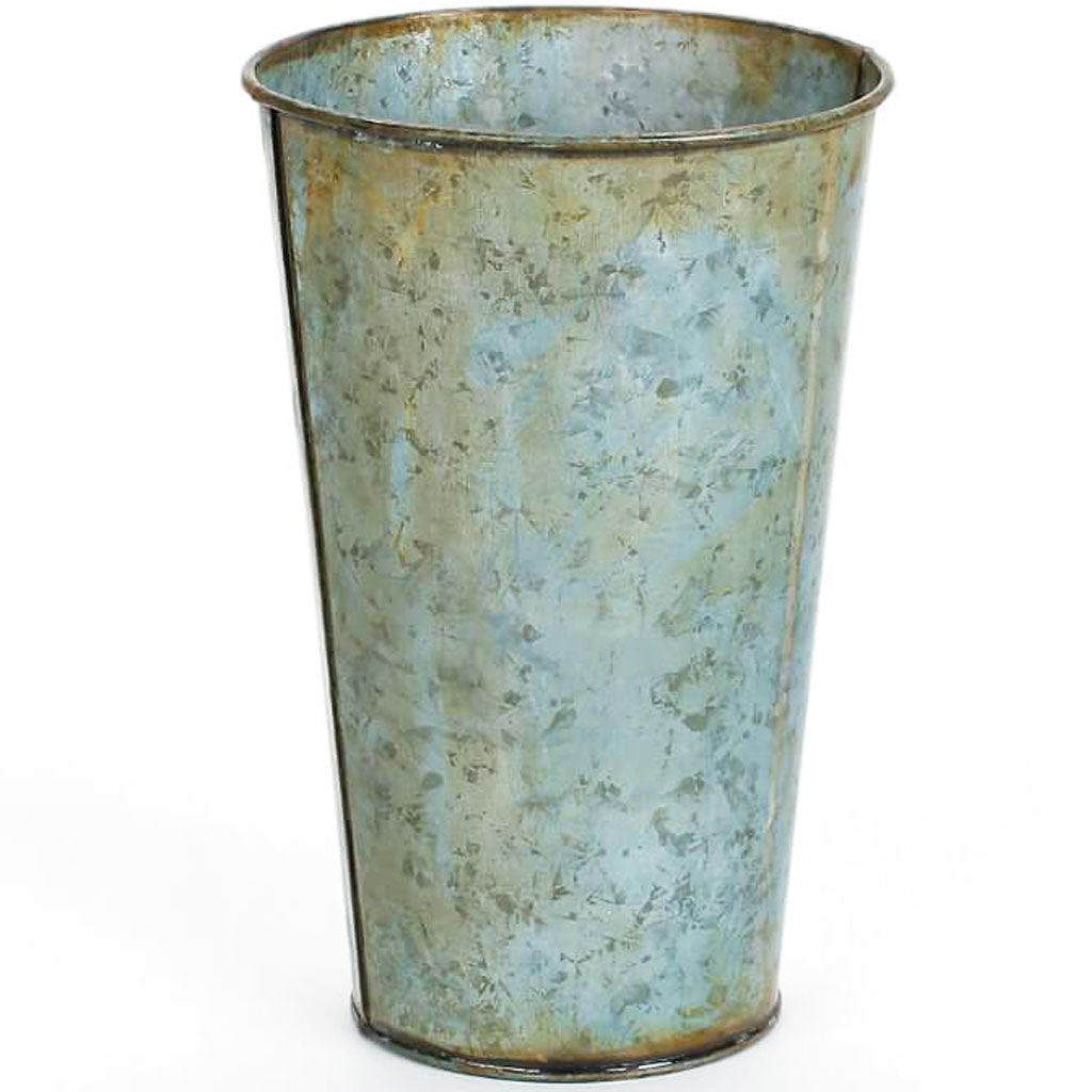 French Bucket Antique Gray 5.25in x 8in