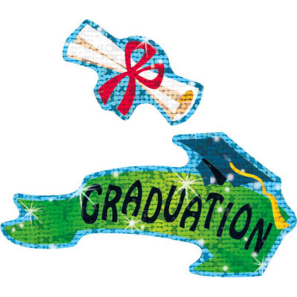 Sparkle Sticker Graduation 