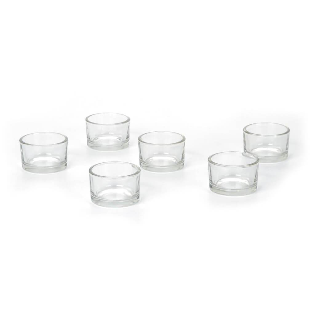 Tea Light Holder Gass Set of 6