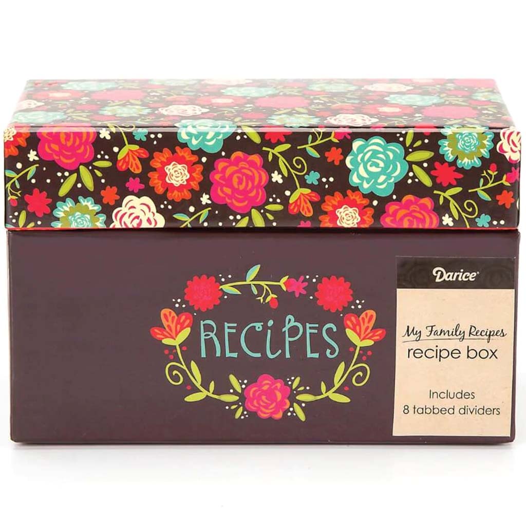 My Family Recipes Recipe Card Box Happy Day