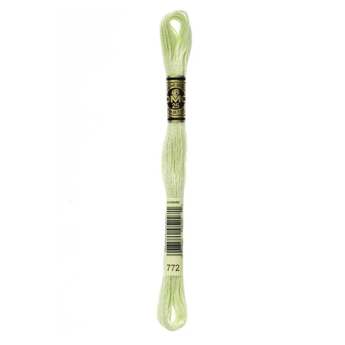 Dmc Floss Very Light Yellow Green Green 
