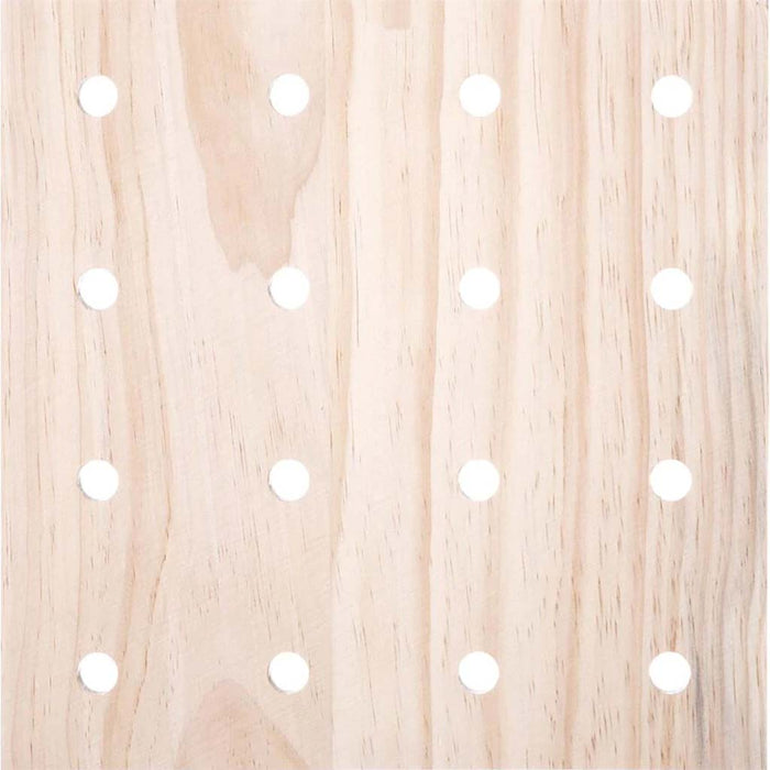 Wooden Pegboard: 12 x 12 Inches