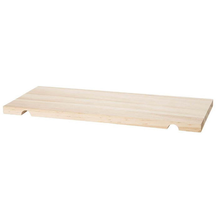 Wooden Pegboard Shelf: 5 x 12 Inches