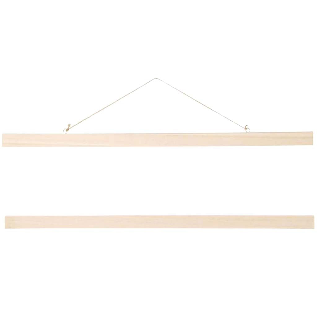 Unfinished Wood Poster Hanger: 24 Inches, 2 Pack