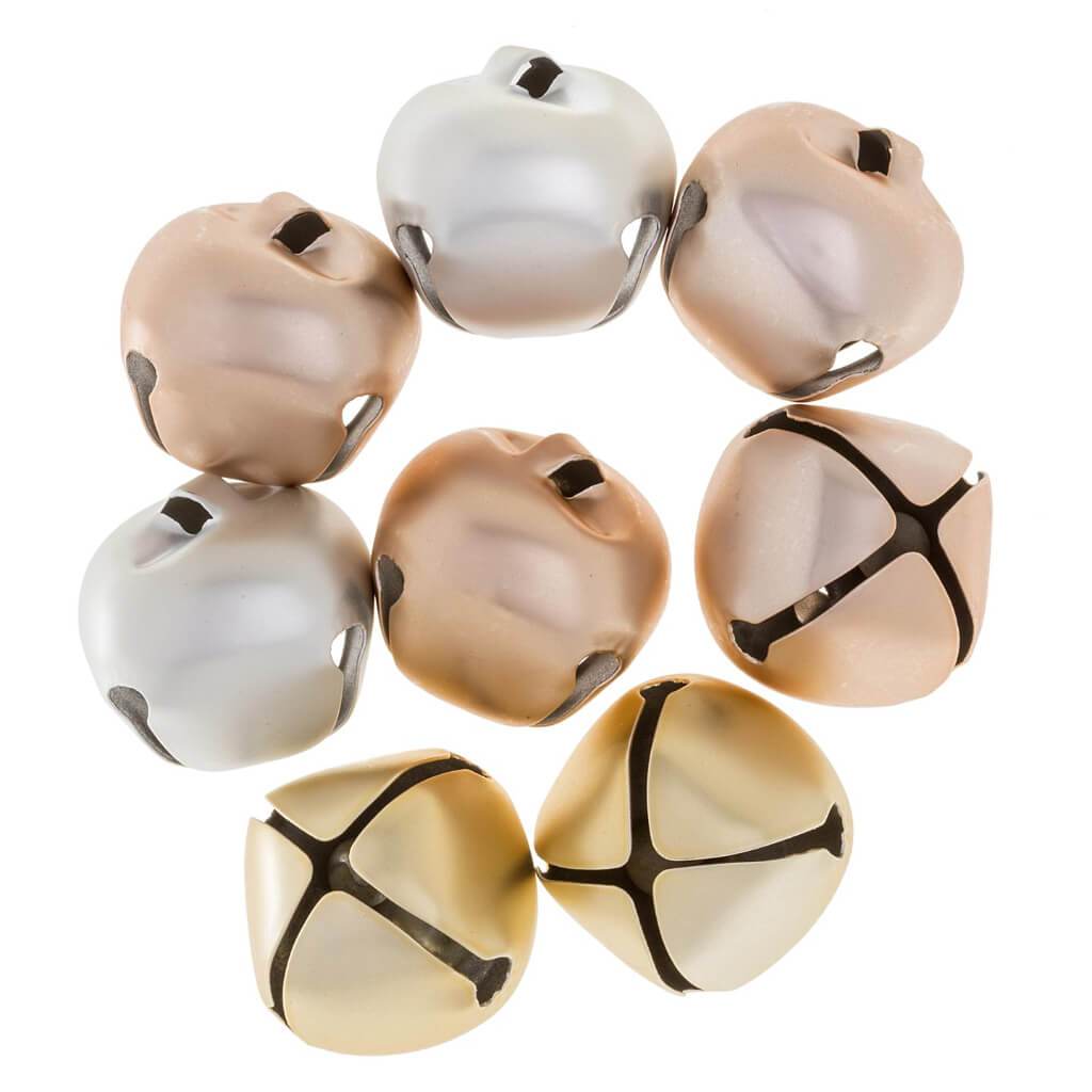 Jingle Bells: Matte Metallic, 35mm, 8 Pack