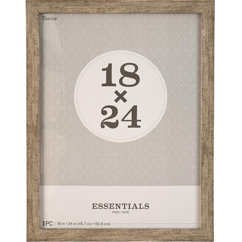 Essentials Gray Picture Frame: 18 x 24 Inches