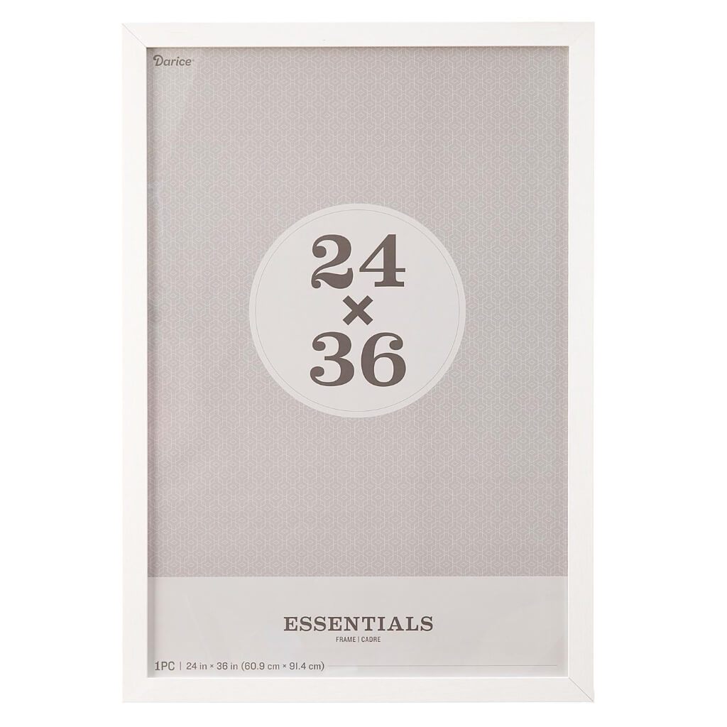 Essentials White Poster Picture Frame: 24 x 36 Inches