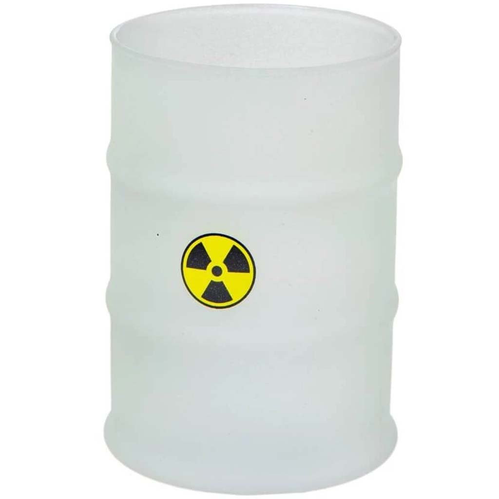 Toxic Barrel Halloween Decoration: Glow In The Dark, 3.15 x 5.12 Inches