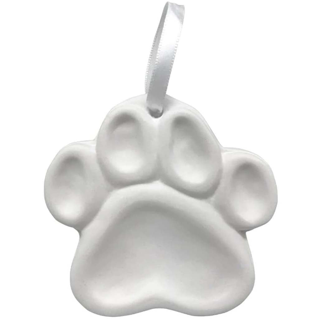 Plaster Ornament Animal Print 4 x 3.75in