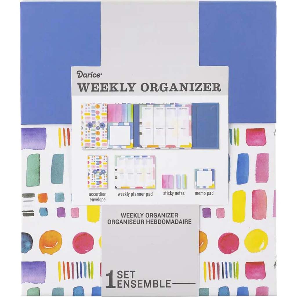 Weekly Organizer: Watercolor, 6 Pieces