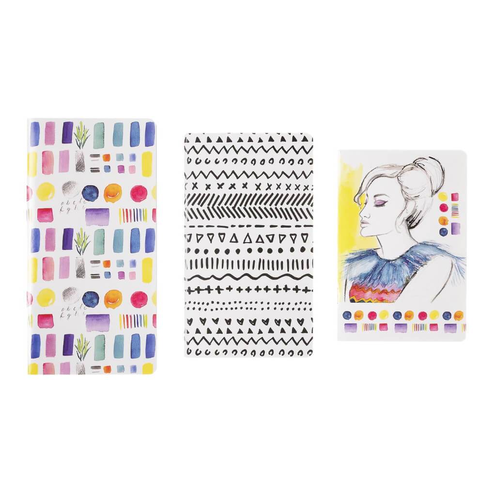 Softcover Notebook: Woman, 3 Pieces