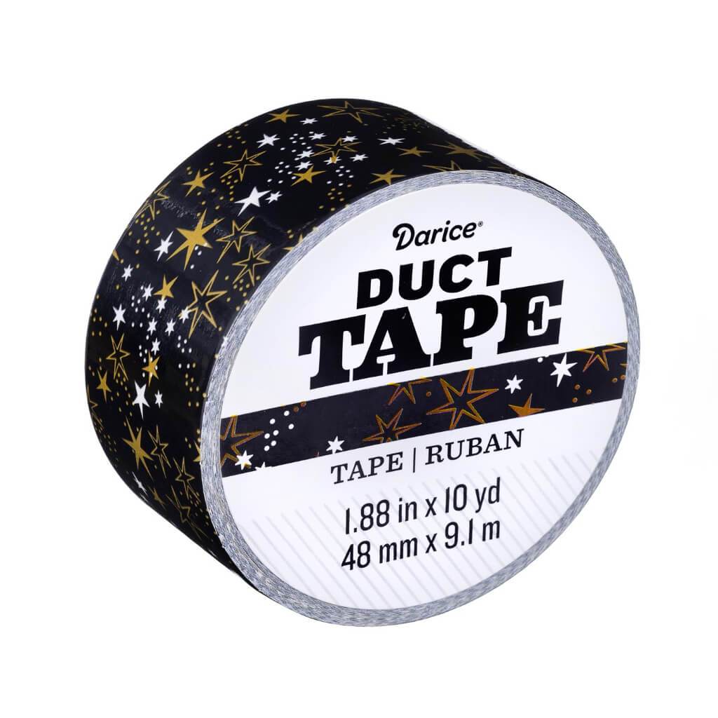 Duct Tape: Gold Stars, 1.88 Inches x 10 Yards