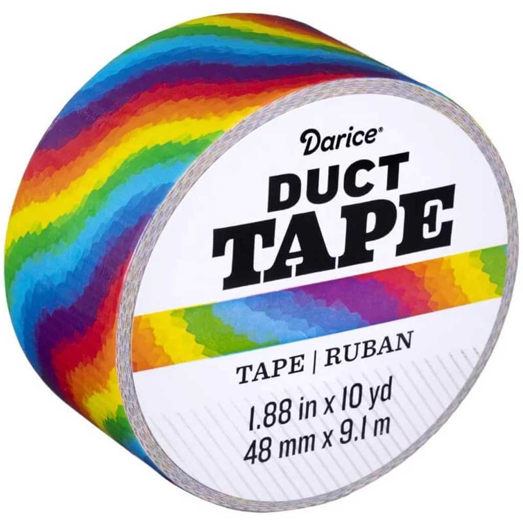 Duct Tape: Rainbow, 1.88 Inches x 10 Yards