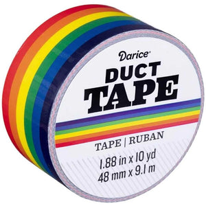 Duct Tape: Primary Rainbow, 1.88 Inches x 10 Yards