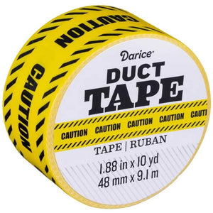 Duct Tape: Caution Tape, 1.88 Inches x 10 Yards