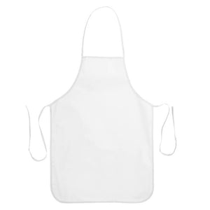 Unfinished Canvas Adult Apron 19.7 x 27.3 Inches