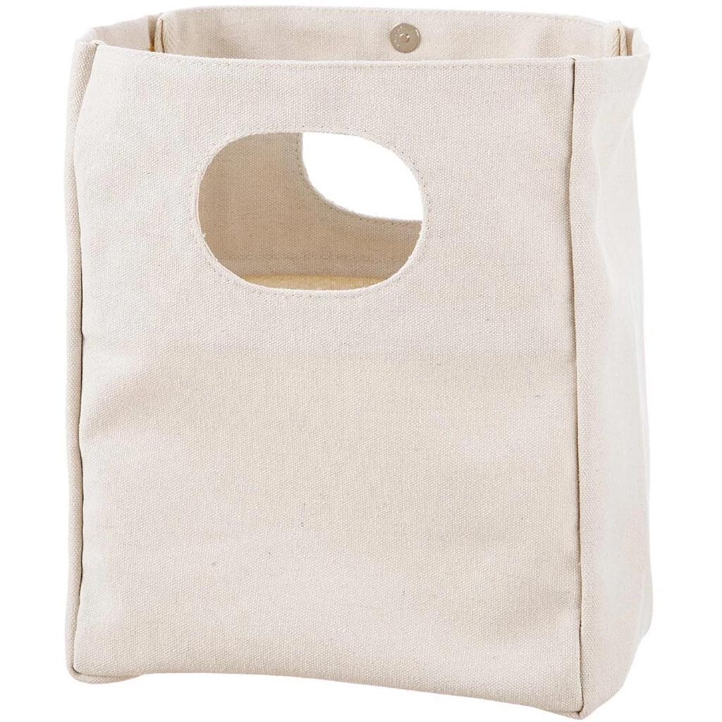 Canvas Lunch Bag: 11 x 8.6 Inches