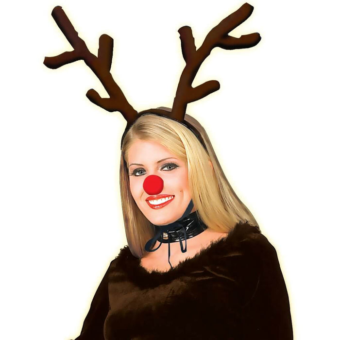 Reindeer Antlers & Nose Kit