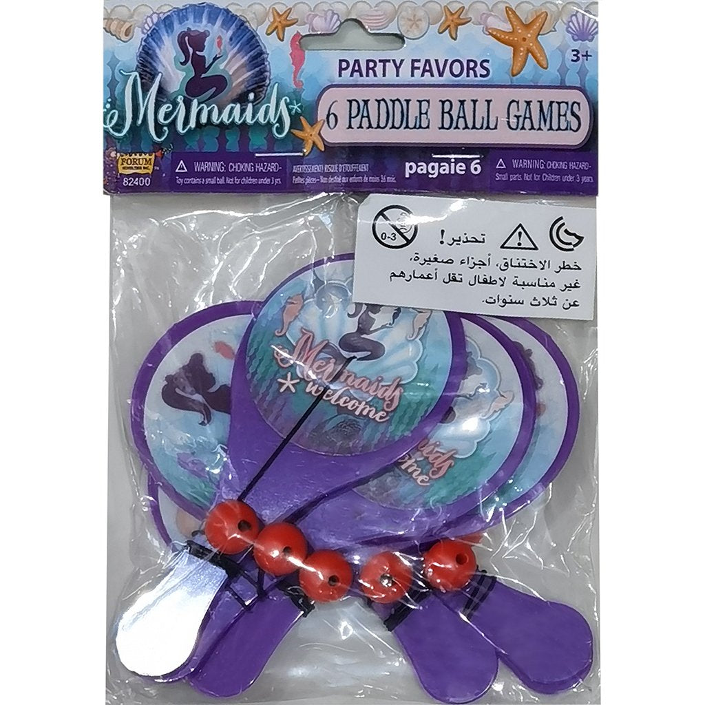 Mermaid Paddle Ball Favor