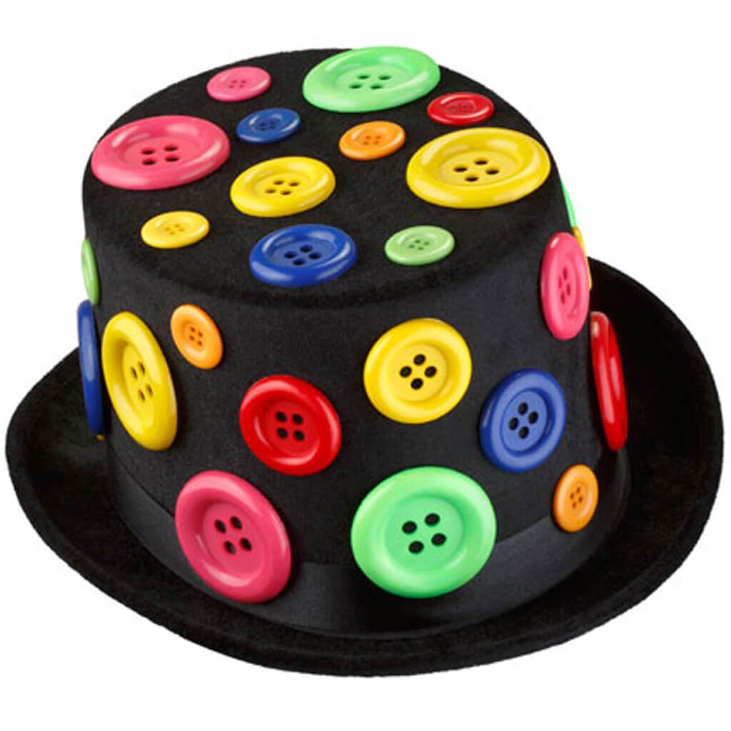 Button Top Hat
