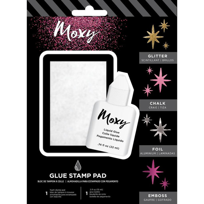 Moxy Glue Stamp Pad & Liquid Glue .5fl oz Set