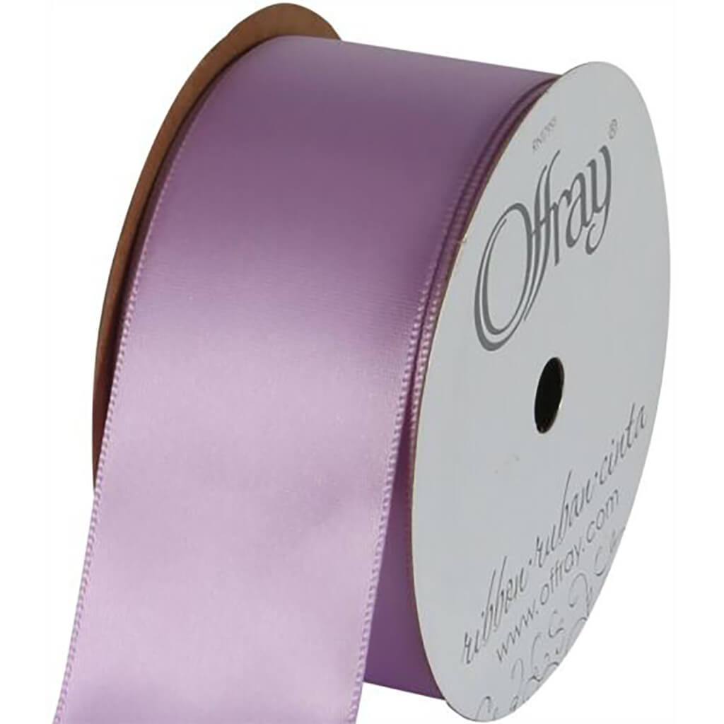 Ribbon Express Single Face Satin 1.5in x 12ft Light Orchid