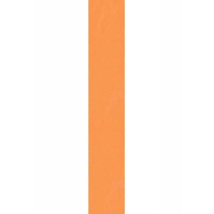 Single Face Satin 1.5in Orange Cream