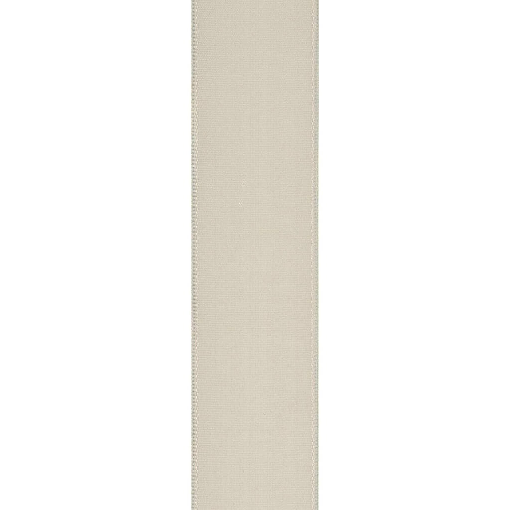 Ribbon Express Single Face Satin 1.5in x 12ft Cream