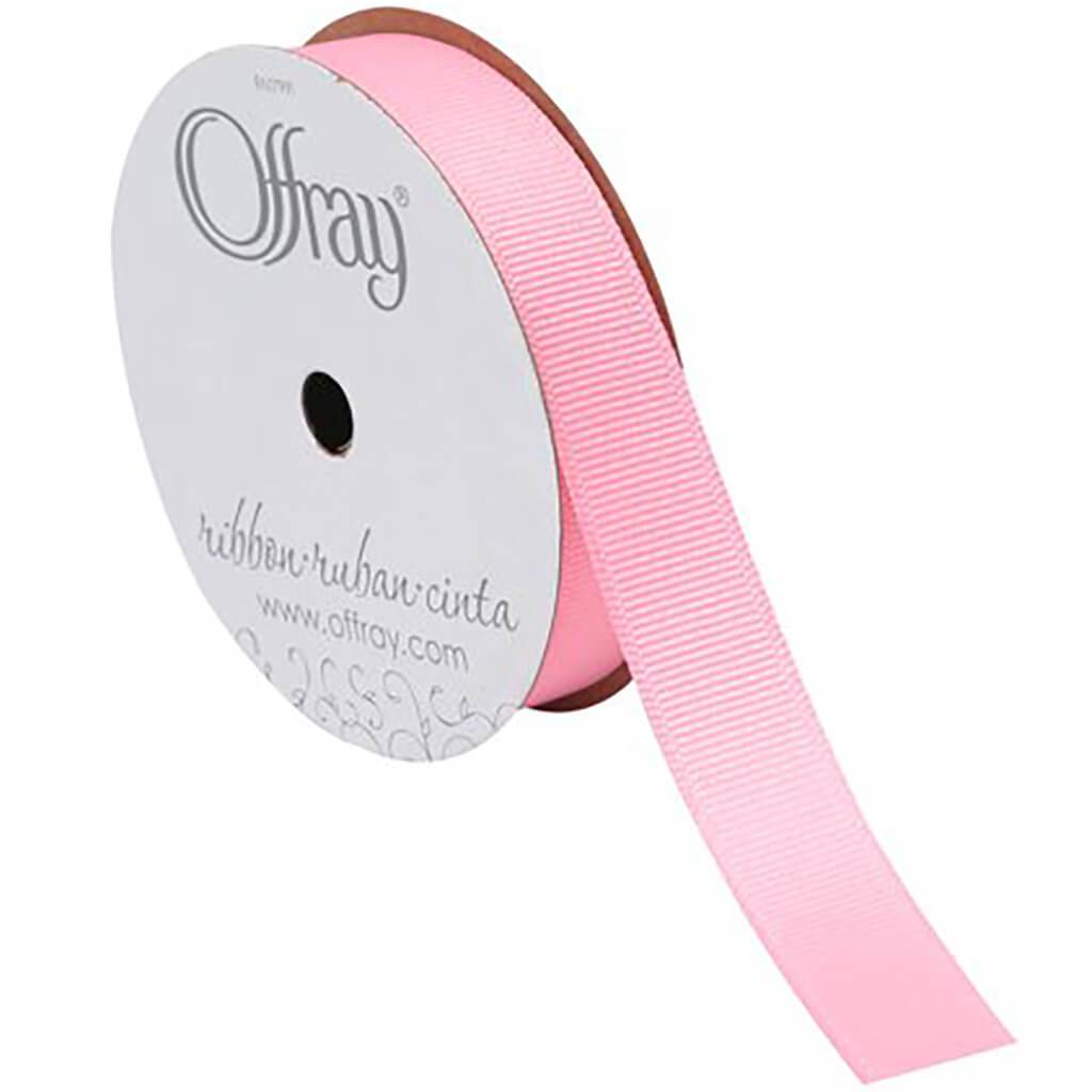 Ribbon Express Grosgrain 5/8in x 18ft Pink